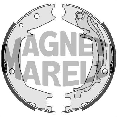 MAGNETI MARELLI Ganascia freno 360219198334 360219198334 Ganasce freno MAGNETI MARELLI HYUNDAI i10 costo