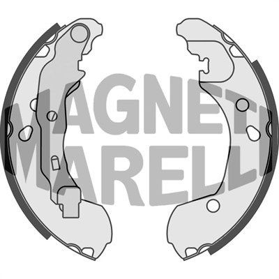 MAGNETI MARELLI Piduriklots 360219198296 360219198296 Trummelpiduriklotsid RENAULT TWINGO MAGNETI MARELLI