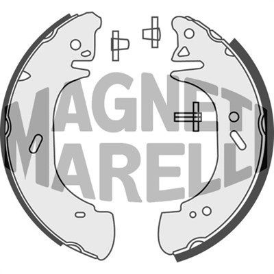 MAGNETI MARELLI Bremsesko 360219198323 360219198323 Bremsesko sett NISSAN QASHQAI MAGNETI MARELLI