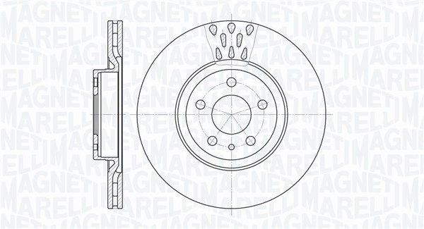 MAGNETI MARELLI Disco freno 361302040258 361302040258 Dischi freno MAGNETI MARELLI ALFA ROMEO 75 costo