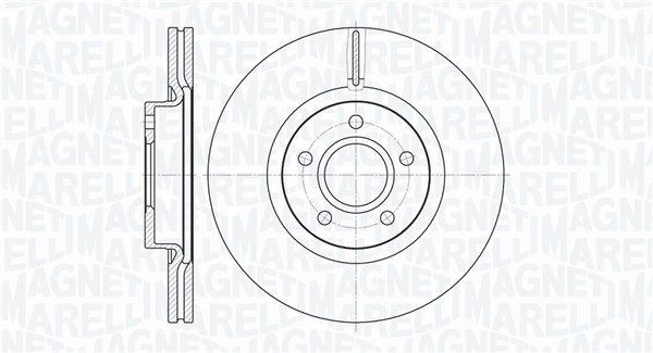 MAGNETI MARELLI Bremseskive 361302040134 361302040134 Sports bremseskiver VOLVO V50 MAGNETI MARELLI