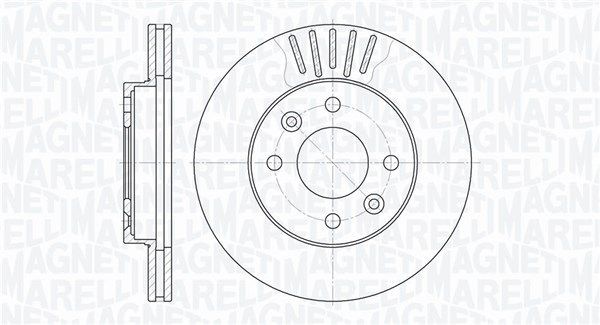 MAGNETI MARELLI Disque de frein 361302040262 361302040262 Disques de frein NISSAN PRIMERA MAGNETI MARELLI
