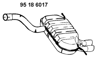 EBERSPÄCHER Koncový tlmič výfuku 95 18 6017 95 18 6017 Koncový tlmič výfuku SKODA FELICIA EBERSPÄCHER