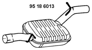 EBERSPÄCHER Vorschalldämpfer 95 18 6013 Vorschalldämpfer EBERSPÄCHER L300 / DELICA 95 18 6013 günstig