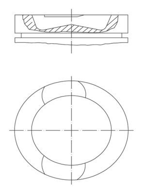 MAHLE Pistone motore 037 PI 00107 000 037 PI 00107 000 Pistone VOLVO S60 MAHLE costo