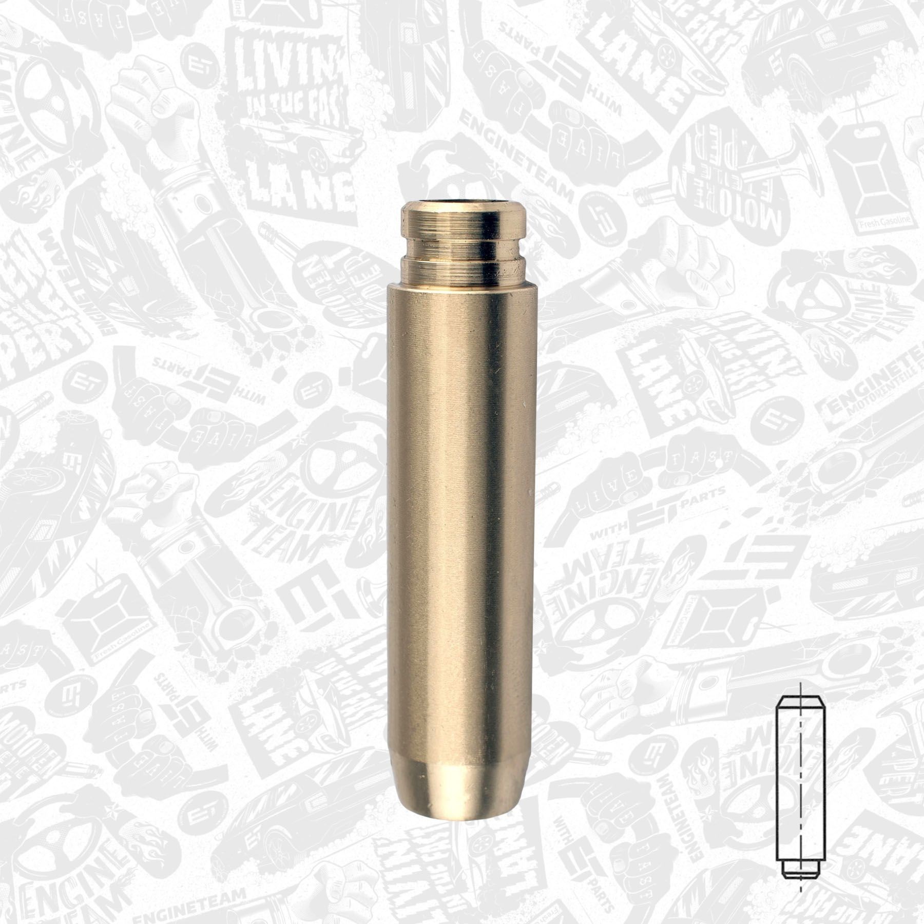 ET ENGINETEAM Guida valvola VG0019 ET ENGINETEAM VG0019 Guida / guarnizione / regolazione valvole Renault Megane LA prezzo