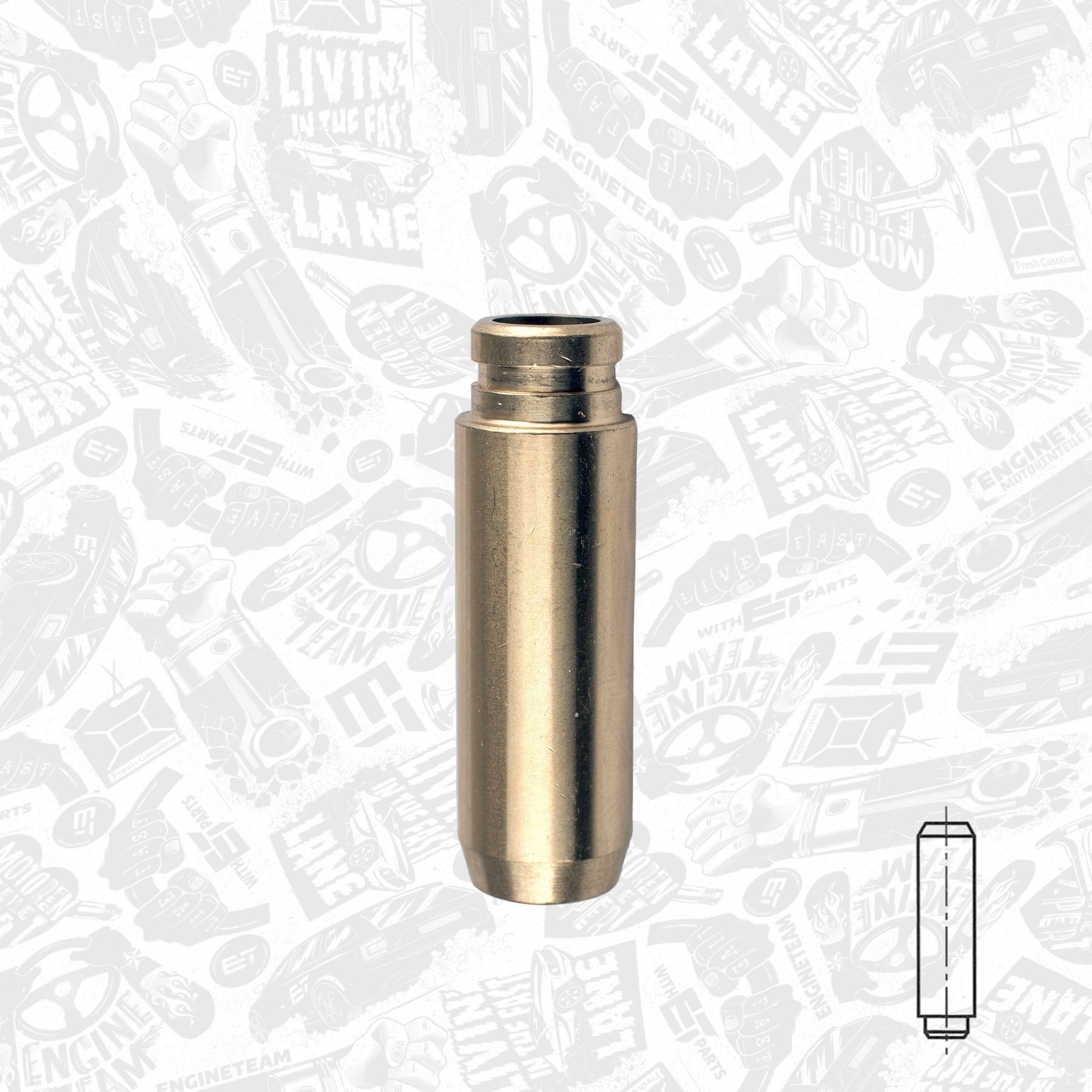 ET ENGINETEAM Guia da válvula VG0009 Guia da válvula e junta da válvula ET ENGINETEAM EXPLORER VG0009 baratos