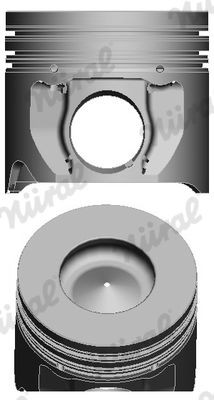 NÜRAL Zuiger 87-148105-10 NÜRAL 87-148105-10 Zuiger FORD Transit Mk5 Flatbed Vrachtwagen/Chassis (V184, V185) aan een voordelige prijs