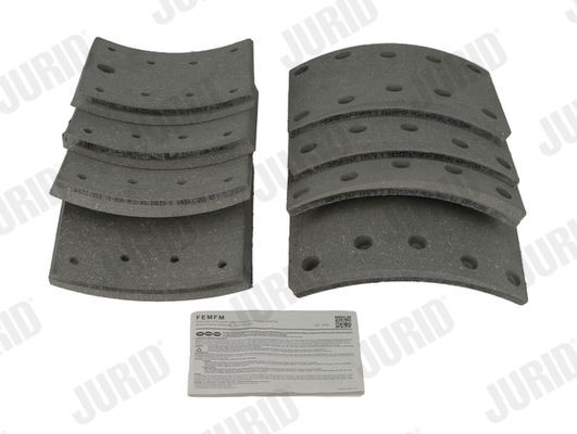 JURID Sada brzd. obloż., Bubn. brzda 1970601070 1970601070 Bubnové brzdy MERCEDES-BENZ GLA JURID