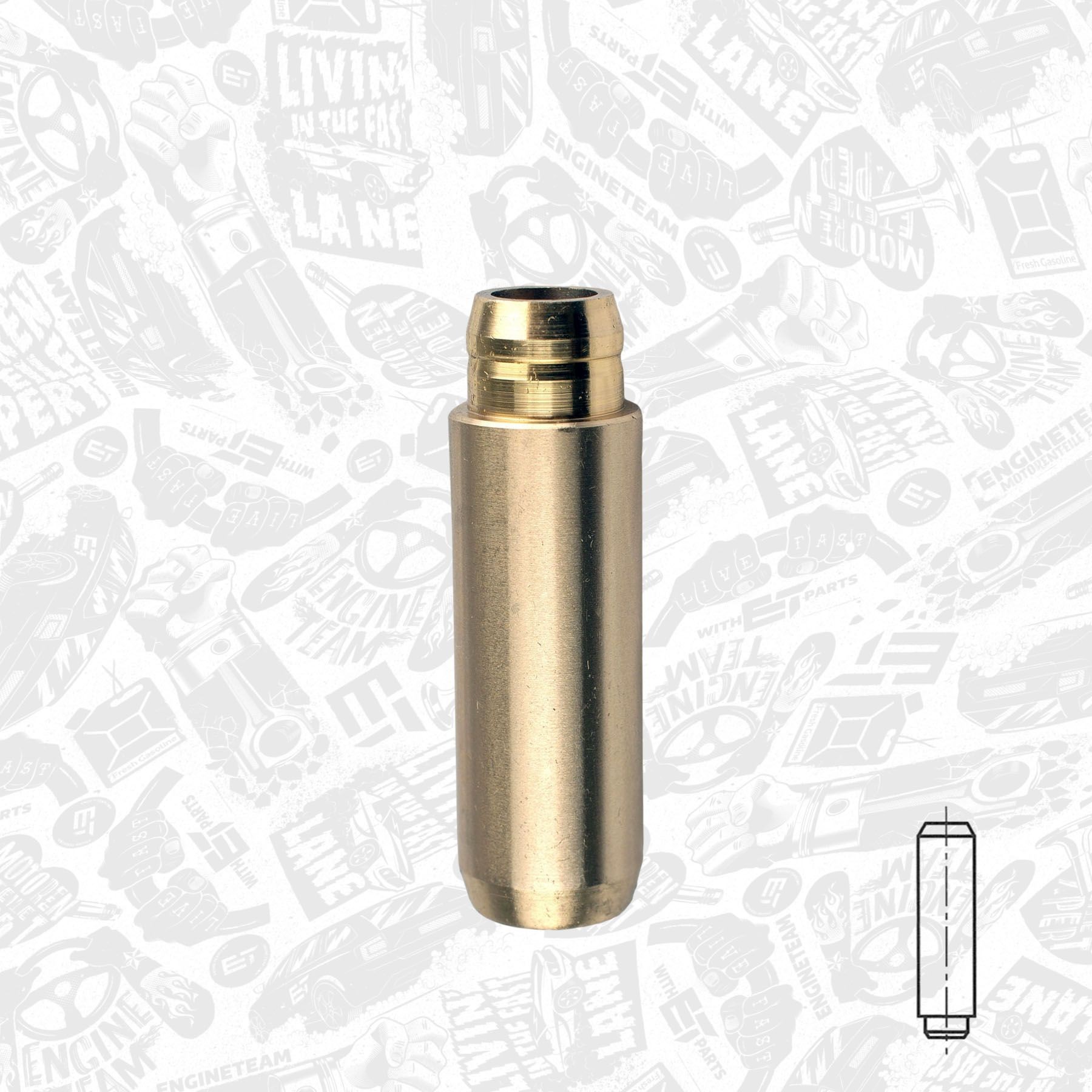 ET ENGINETEAM Ventilstyrning VG0013 ET ENGINETEAM VG0013 Ventilstyrning / -packning / inställning VW Caddy 2 Skåpbil original