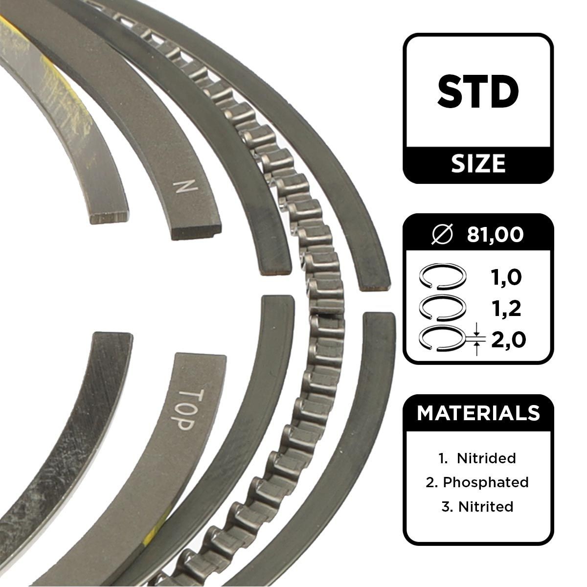 ET ENGINETEAM Männänrengassarja R1005700 R1005700 ET ENGINETEAM Männänrenkaat Jaguar XJ hinta