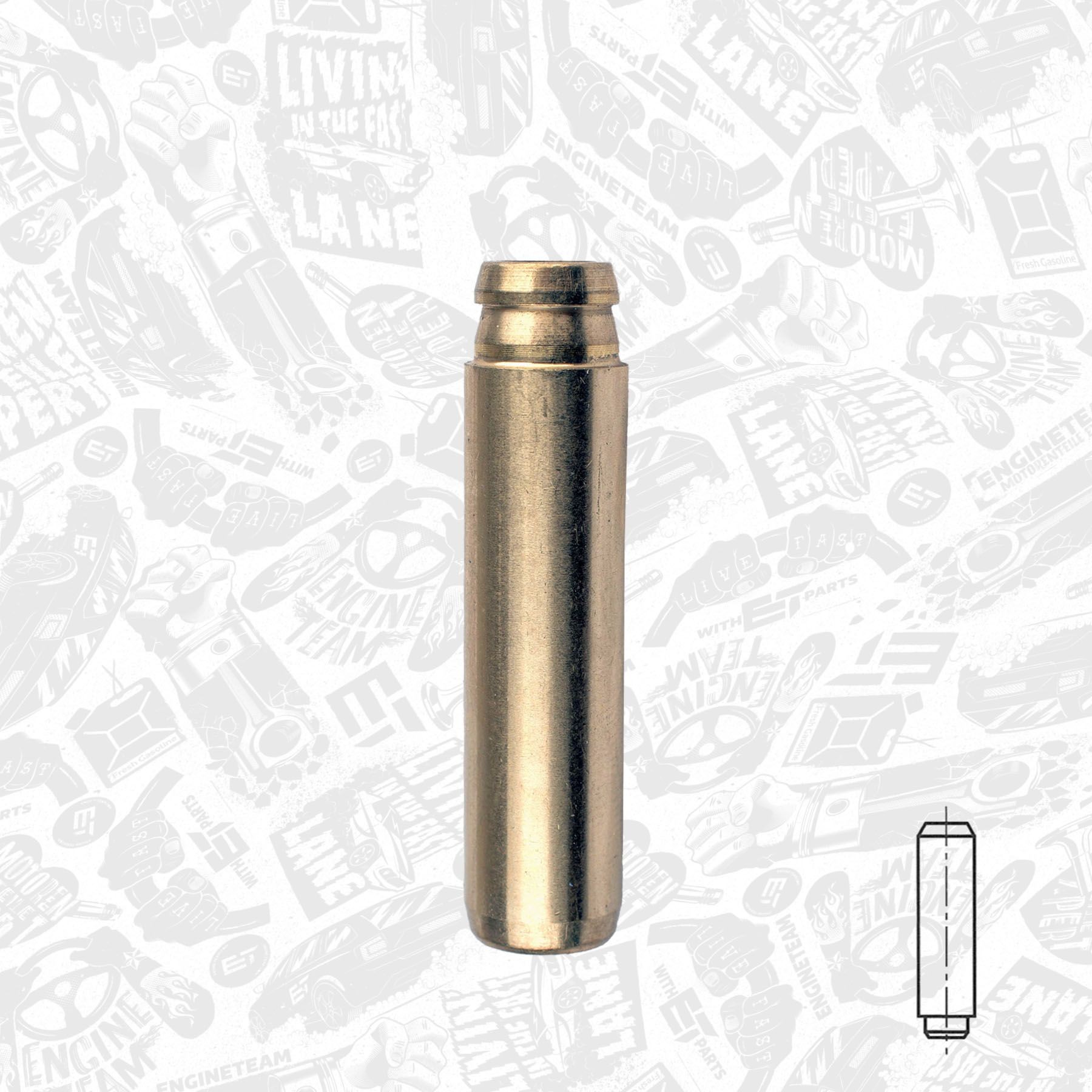 ET ENGINETEAM Οδηγός βαλβίδας VG0020 Οδηγός / στεγανοποίηση / ρύθμιση βαλβίδας ET ENGINETEAM Volkswagen TRANSPORTER VG0020