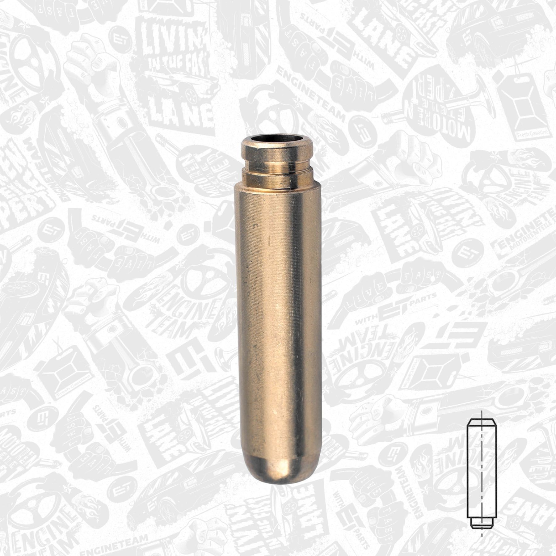 ET ENGINETEAM Guida valvola VG0033 ET ENGINETEAM VG0033 Guida / guarnizione / regolazione valvole Renault Megane LA prezzo