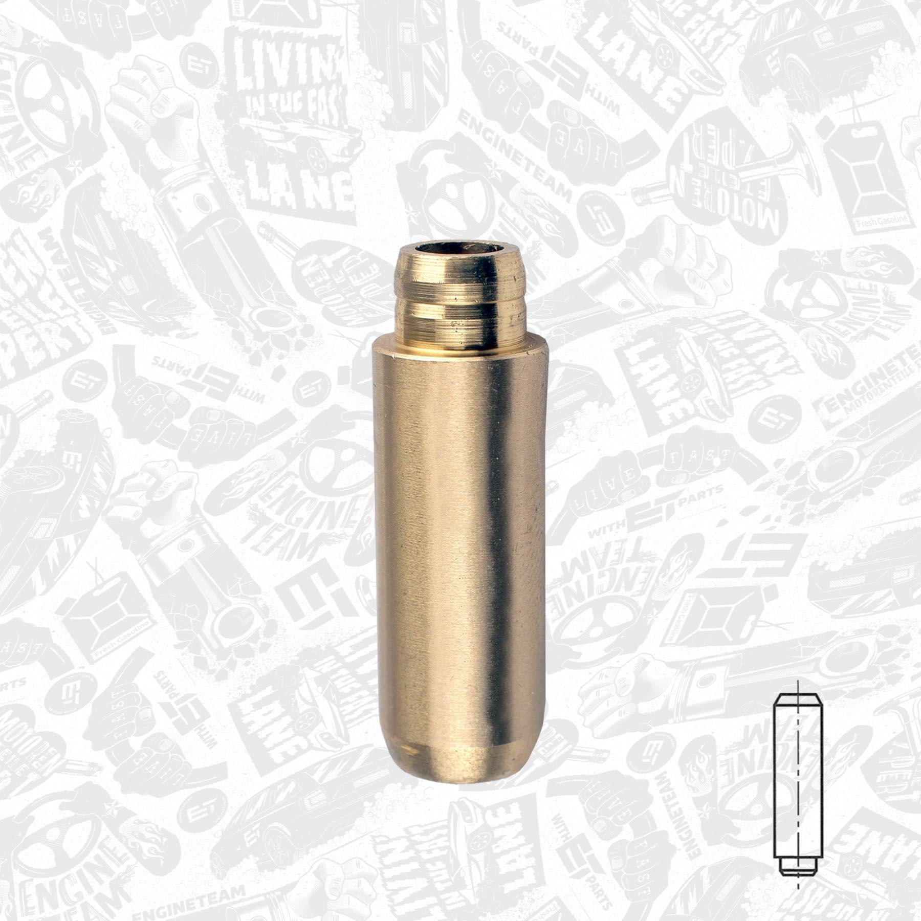 ET ENGINETEAM Οδηγός βαλβίδας VG0026 Οδηγός / στεγανοποίηση / ρύθμιση βαλβίδας SEAT ET ENGINETEAM VG0026