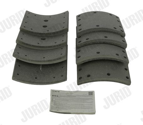 JURID Bromsbelägg, sats, trumbroms 1938501070 1938501070 JURID elektrisk handbroms VOLVO V70