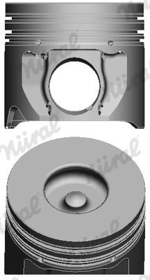 NÜRAL Êmbolo 87-148105-00 NÜRAL 87-148105-00 Pistão Transit Mk5 Camião de plataforma/Chassis (V184, V185) originais preço