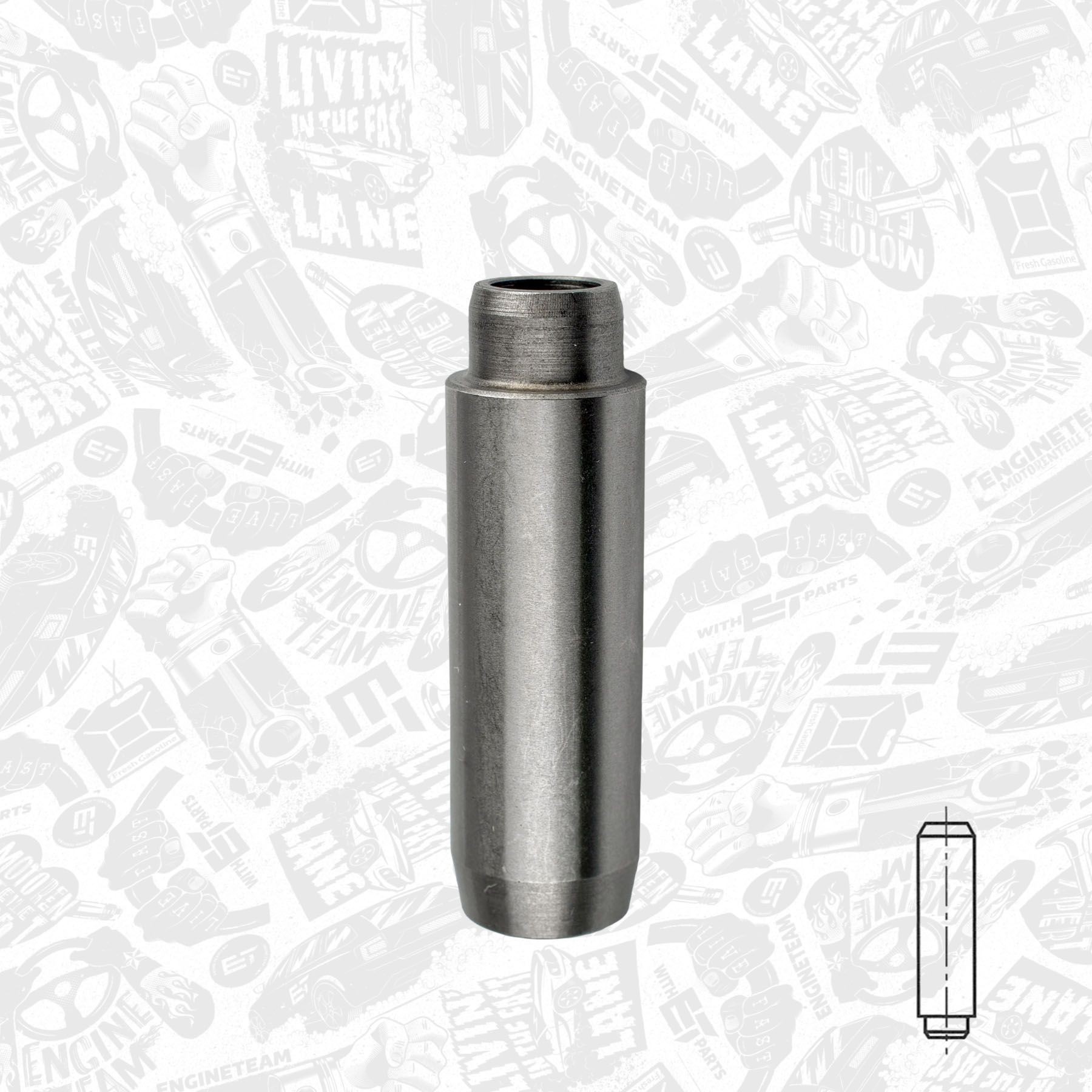 ET ENGINETEAM Vārsta vadīkla VG0007 VG0007 Vārsta vadīkla / -blīve / -uzstādīšana ET ENGINETEAM MAZDA 121