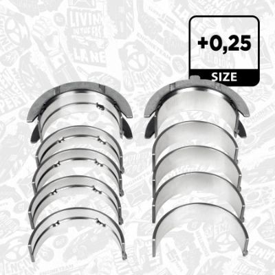 ET ENGINETEAM Bronzine di banco LH002225 ET ENGINETEAM LH002225 Bronzine albero motore Hyundai I10 Sedan prezzo