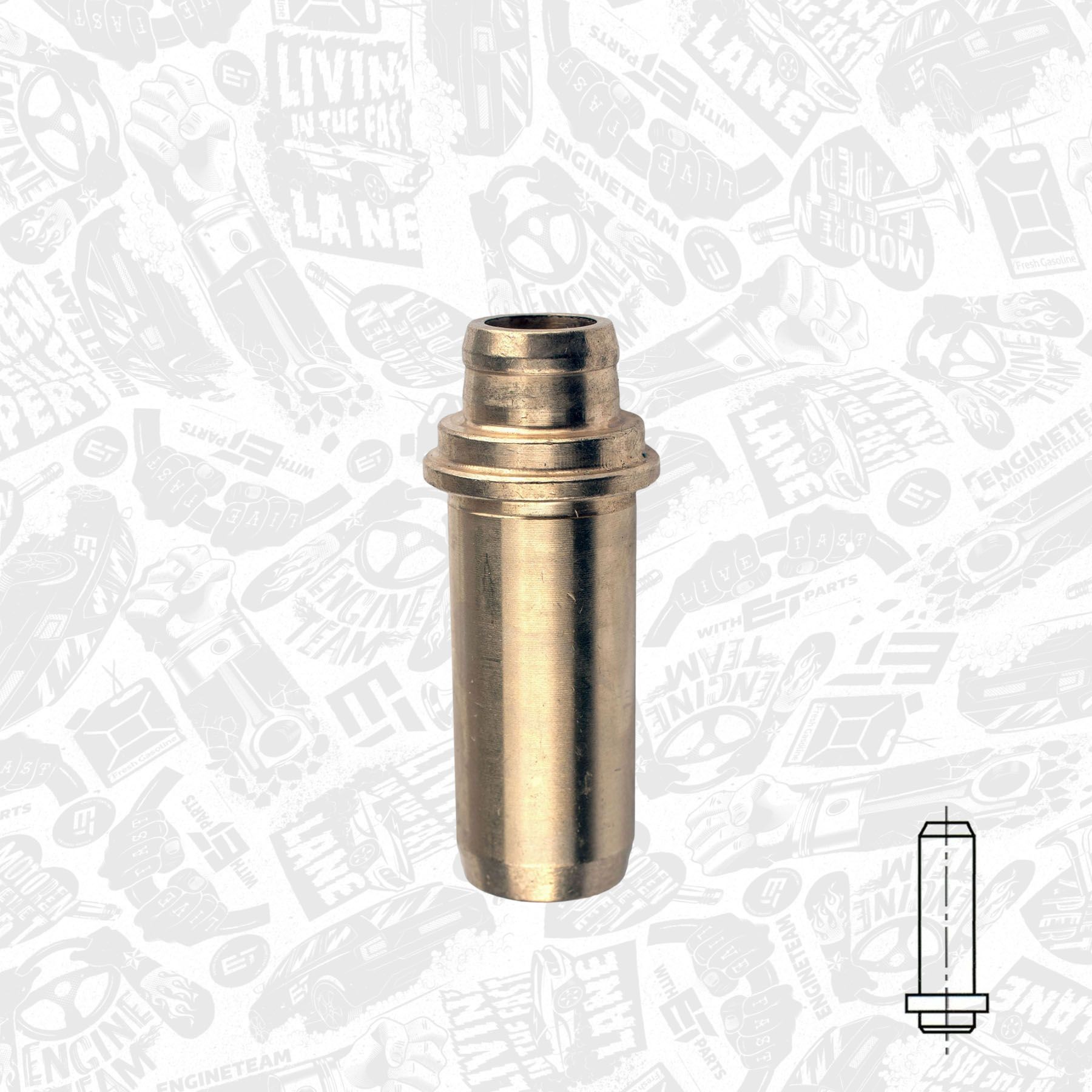 ET ENGINETEAM Valve Guides VG0003 ET ENGINETEAM VG0003 CITROЁN C3 valve guide / stem seal / parts replacement