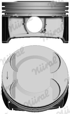 Zuiger NÜRAL 87-435307-00 NÜRAL 87-435307-00: Zuiger Chevy SPARK 2016