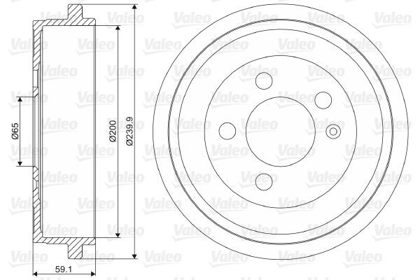 VALEO Tamburo freno 237099 237099 costo Tamburo freno VALEO Volkswagen UP