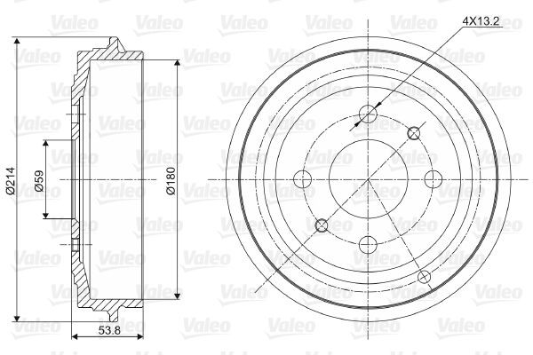 VALEO Ταμπούρο 237027 Ταμπούρο VALEO PALIO 237027 φθηνά