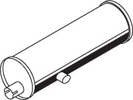 DINEX Silenziatore centrale / posteriore 50424 50424 Marmitta centrale MERCEDES-BENZ /8 DINEX costo