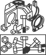Kit d'assemblage, système d'échappement DINEX 50935 50935 Kit d'assemblage système d'échappement DINEX prix
