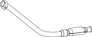 DINEX Katalysator 66338 RENAULT katalytisk omvandlare DINEX 66338