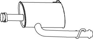 DINEX Silencieux intermédiaire 66366 Renault TWINGO Silencieux intermédiaire DINEX 66366