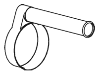 DINEX Monteringssats, ljuddämpare 49950 49950 DINEX fjäder avgasrör NISSAN KUBISTAR