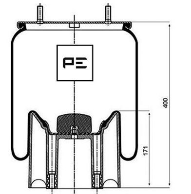 PETERS ENNEPETAL Luftfederbalg 084.105-72A Federbalg, Luftfederung PETERS ENNEPETAL Chevrolet S10 084.105-72A