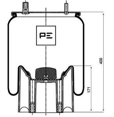 PETERS ENNEPETAL Luftfederbalg 084.105-74A 084.105-74A Federbalg, Luftfederung PETERS ENNEPETAL CHEVROLET S10