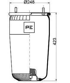 PETERS ENNEPETAL Soffietto, Sospensione pneumatica 084.082-71A 084.082-71A costo Sospensioni pneumatiche PETERS ENNEPETAL AUDI A8