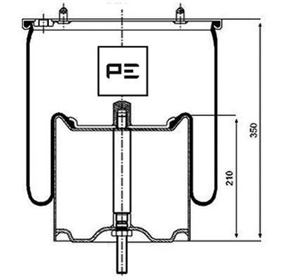 PETERS ENNEPETAL Luftbälg 084.119-72A 084.119-72A PETERS ENNEPETAL luftbälgar FORD MONDEO