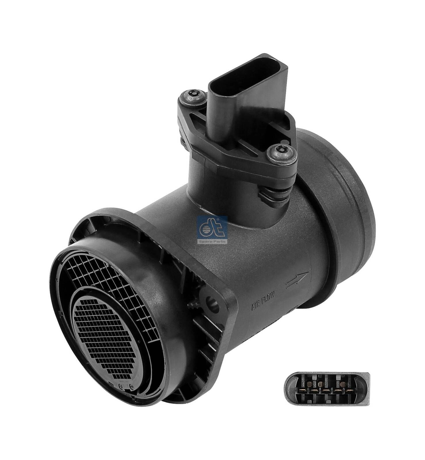 DT Spare Parts Medidor de masa de aire 11.15502 DT Spare Parts Sensor de flujo de aire 11.15502 evaluación