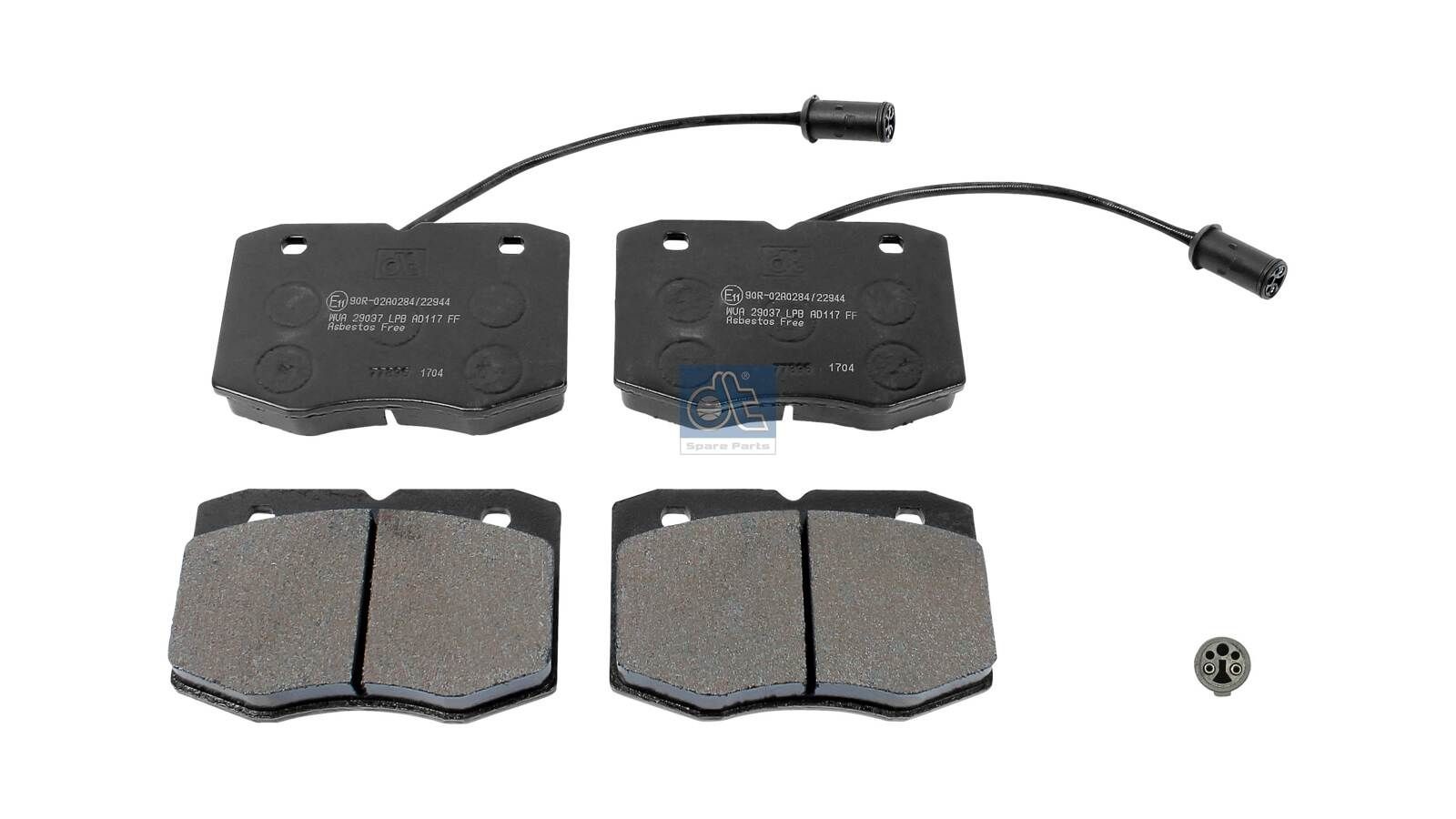 DT Spare Parts Bromsbelägg 7.92622 7.92622 DT Spare Parts bromsbelägg LAND ROVER RANGE ROVER