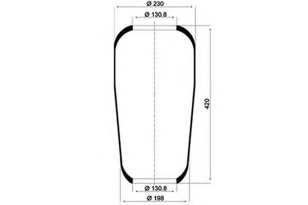 PETERS ENNEPETAL Soufflet à air, suspension pneumatique 084.062-10A Mercedes-Benz GLS Soufflet à air suspension pneumatique PETERS ENNEPETAL 084.062-10A