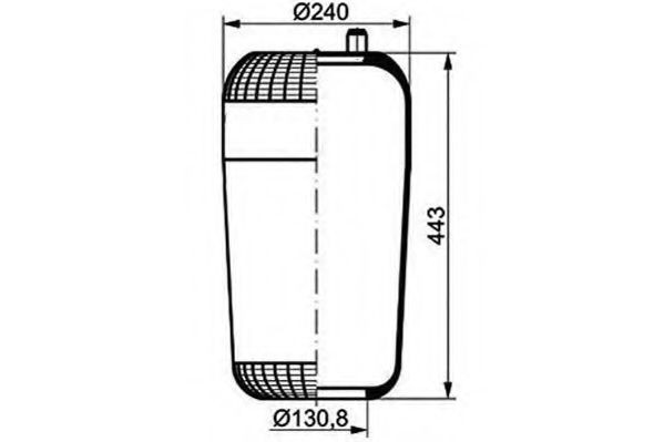 PETERS ENNEPETAL Soufflet à air, suspension pneumatique 084.107-10A Mercedes-Benz GLS Soufflet à air suspension pneumatique PETERS ENNEPETAL 084.107-10A