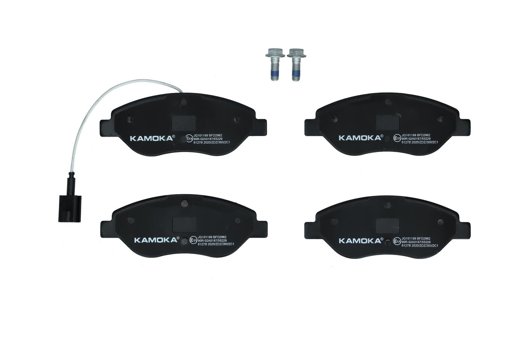 KAMOKA Brake pad set JQ101199 FIAT 500 KAMOKA brake pads JQ101199