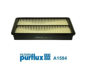 PURFLUX Ilmansuodatin A1584 Ilmansuodatin PURFLUX Pituus: 295 mm, Suodatinpanos