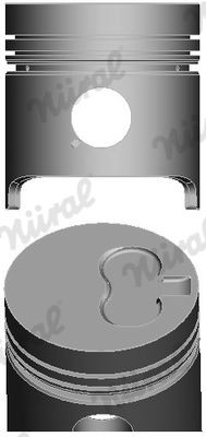 Piest NÜRAL 87-321500-10 NÜRAL 87-321500-10 Piest motora PEUGEOT 405 2007