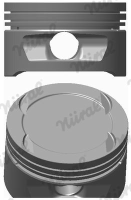 Zuiger NÜRAL 87-307800-10 NÜRAL 87-307800-10 Motorzuiger Opel ZAFIRA 2001