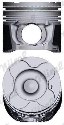 Piston NÜRAL 87-126007-10 NÜRAL 87-126007-10 2003 OPEL OMEGA piston replacement
