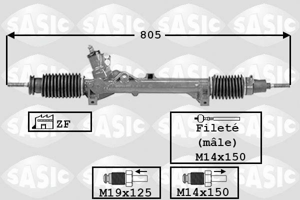 SASIC Roolilatt 7006032 SASIC 7006032 Rooliajam BX Hatchback originaal hind