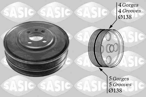 SASIC Riemenscheibe, Kurbelwelle 2156027 2156027 Kurbelwellenriemenscheibe VW NEW BEETLE SASIC kaufen