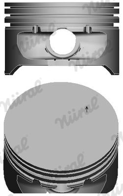 Kolv NÜRAL 87-125607-00 NÜRAL 87-125607-00 Motor kolv Chevrolet CAPTIVA 2012