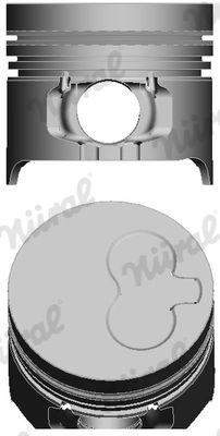 NÜRAL Stempel 87-336500-00 NÜRAL 87-336500-00 OPEL Agila B Motor stempel pris