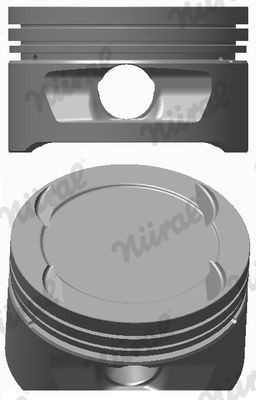 NÜRAL Piston 87-306807-10 NÜRAL 87-306807-10 genuine Opel Kadett E CC piston price
