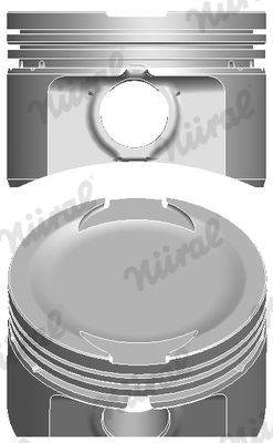 Stempel NÜRAL 87-138406-40 NÜRAL 87-138406-40: Motor stempel Fiat DOBLO 2008